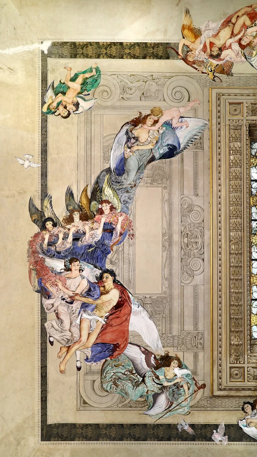 Allegorie della gioia e della poesia, 1928 - Bar Liberty, dettaglio 4